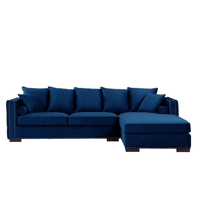 Angelina Corner Sofa, Blue