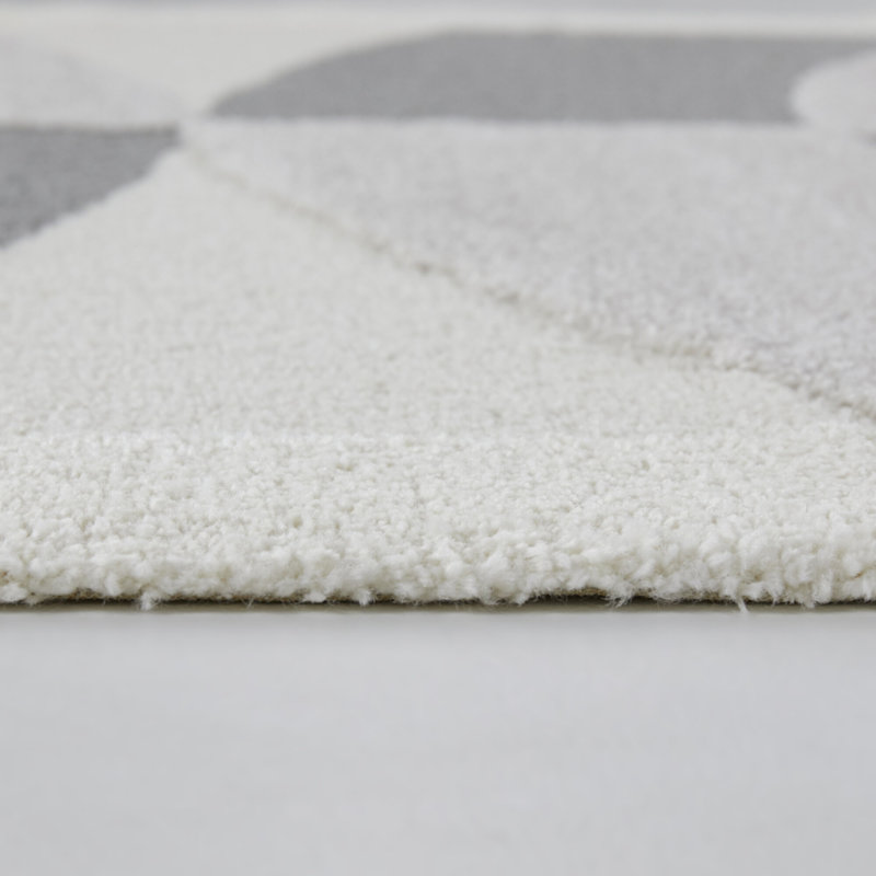 Tapis gris anthracite Folkmar, Rectangle 7 pi 10 po x 10 pi