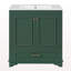 Meuble-lavabo de luxe 30 po avec lavabo en céramique, meuble-lavabo avec 2 grandes portes à fermeture douce, meuble de rangement en bois massif-1854867142