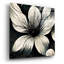 «Flowers Flowers Black White 5» par Ray Heere, art mural en verre acrylique-244174918