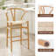 Margo 26.7" Counter Stool with Solid Wood Frame-1056279946