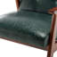 Fauteuil capitonné en similicuir de 28,5 po de large Banassak avec structure en bois massif-768939796