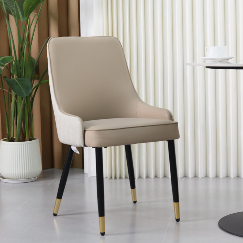 Abagayle 18.11'' H Leather Upholstered Armchair, Light Khaki