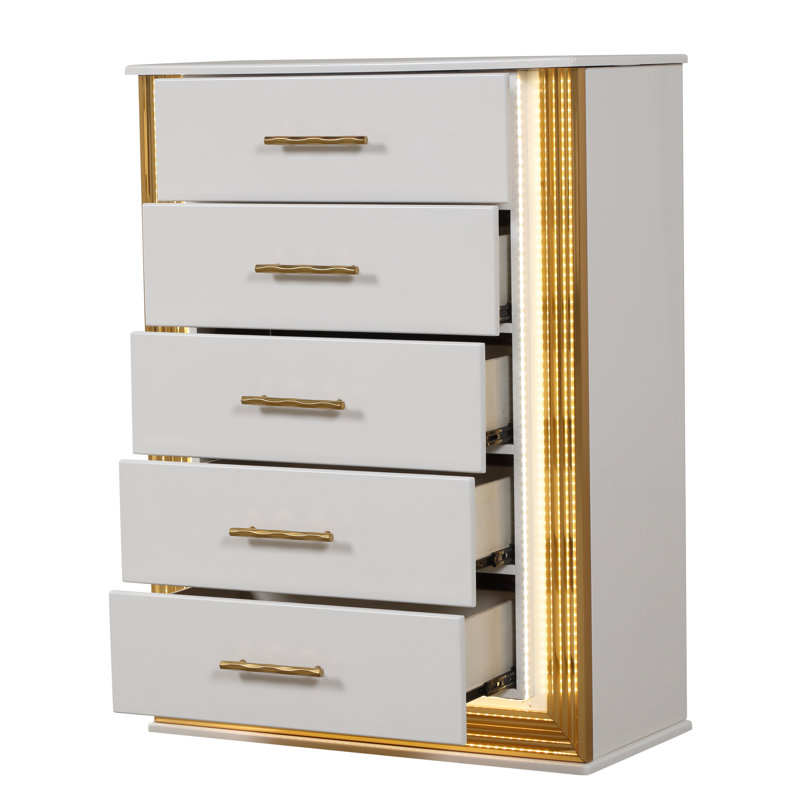 Gilta 36'' W 5 - Drawer Chest