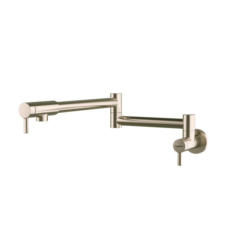 Robinet remplisseur hansgrohe en nickel poli, Polished Nickel