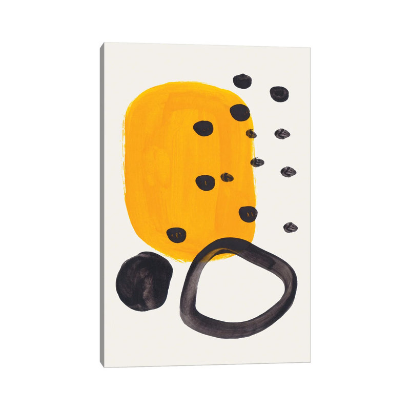 «Mustard Ring» par - Toile tendue, H 18 po x l 12 po x P 1,5 po