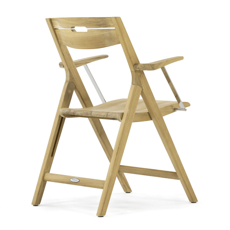 Westminster Teak Solid Wood Patio Folding Chair