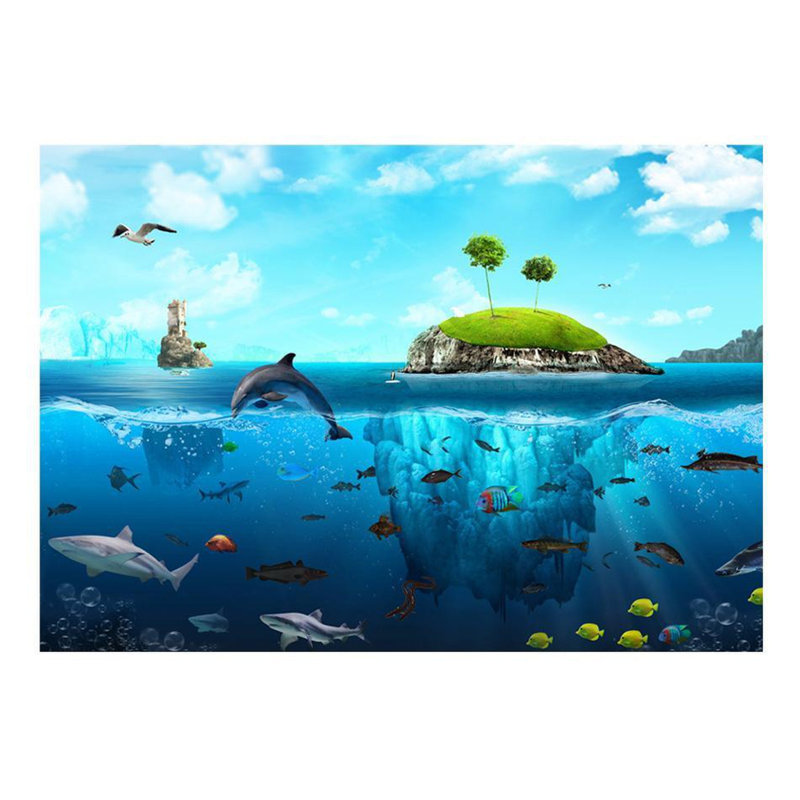 Murale Waterland, L 82 po x l 118 po