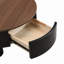 Ensemble de 2 tables basses rondes gigognes, table basse avec tiroir de rangement, centre en plastique, grand: 27,56 po, petit: 19,69 po-215904085-215904080