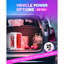 Mini réfrigérateur 4L / 6 canettes - Refroidisseur et réchaud thermoélectrique portable avec lumière DEL à intensité variable, alimentation CA / CC - Parfait pour la chambre à coucher, le bureau, la salle de jeu et la voiture, blanc-113753589