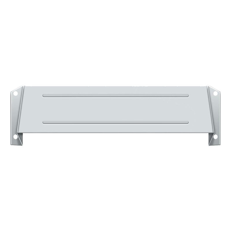 12.5 in x 3.5 in Brass Mail Slot, Polished Chrome