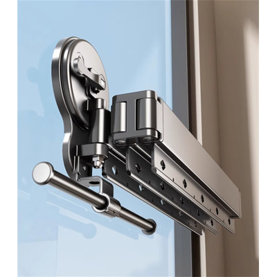 Suction Cup Invisible Folding Clothes Rack
