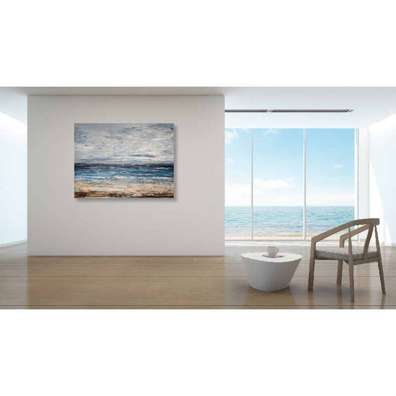 Gray Skies - Artist Enhanced Canvas Print, 36" H x 48" W x 1.5" D, Unframed