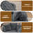 Wingback Bean Bag Chair – Corduroy, 350 lbs, Compression-Molded Foam-1082824780