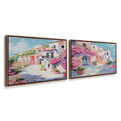 Ensemble de 2 impressions Amalfi Blooming Pathway