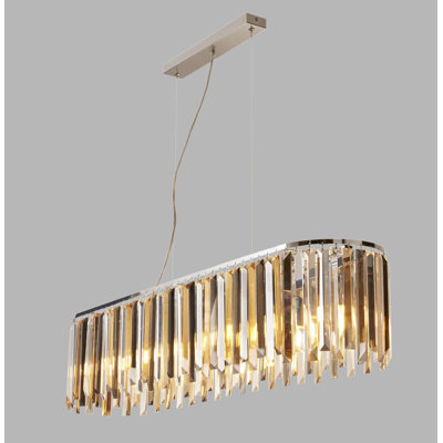 Lustre géométrique à 8 lumières Camron