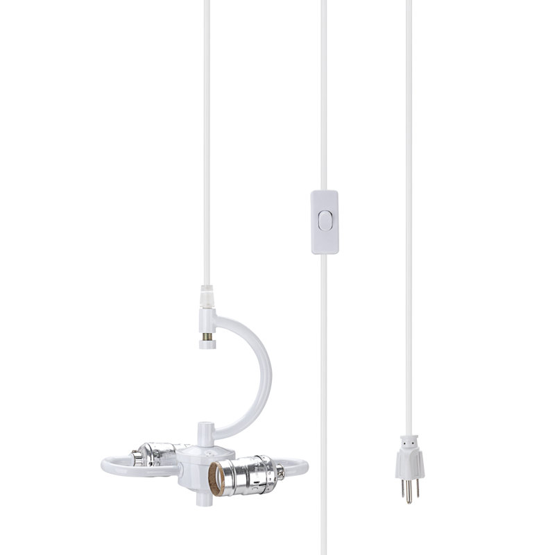 Luminaire suspendu tambour 2 lumières unique bennington
