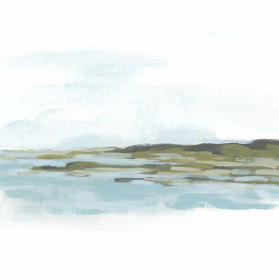 Shoreline Cameo II by June Erica Vess - Wrapped Canvas Print
