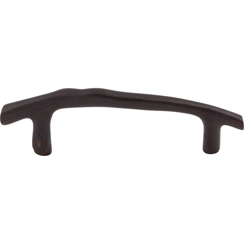 Aspen Twig Appliance pull, 3 1/2" Center to Center, Medium Bronze