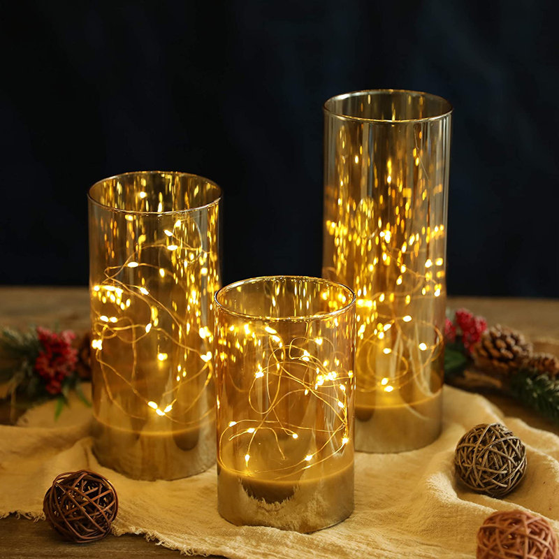 Unscented Flameless Pillar Candle