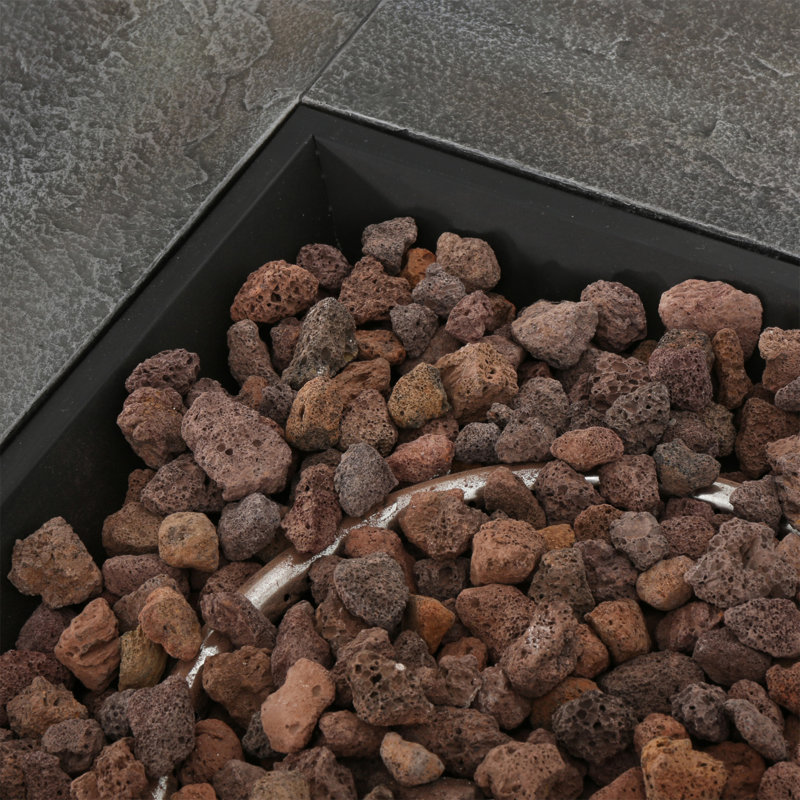 35" SQUARE MGO FIRE PIT - 40000 BTU.