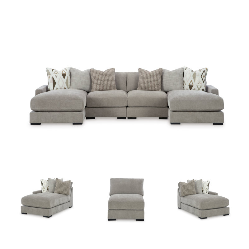 Bradninch 4-Piece Sofa Pit Sectional
