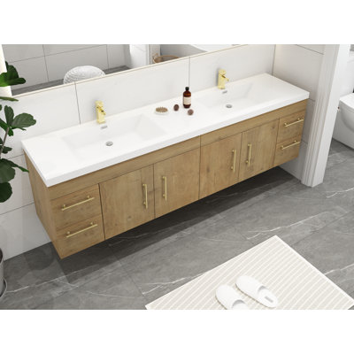 Romer 83'' Double Bathroom Vanity with Top