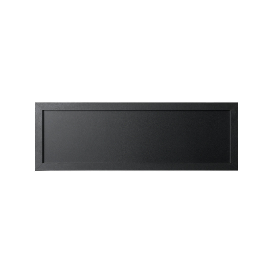 Back2Chalk Bi-Office chalkboard, black frame, including chalk markers