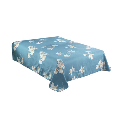 Fiber bed sheet Beautiful Flower Patterns Ease Friendly Washable Sheets