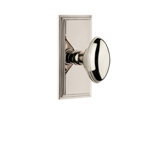 Grandeur Carré Plate Passage with Eden Prairie Door Knob