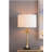 D16x31" Maple Leaf Lamp, with Marble Base, Gold (Lampshade Assembly Required)