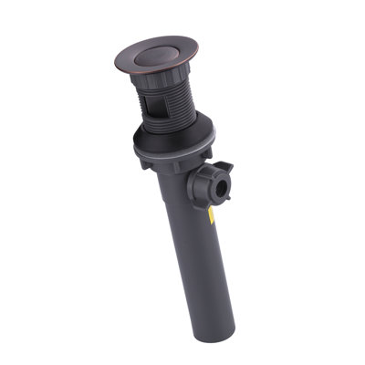 Lift Rod Bathroom Sink Drain with Overflow