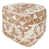 100% coton beige / orange sélectionné