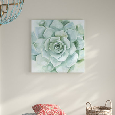 Verdant Succulent I by Victoria Borges - Wrapped Canvas Painting