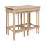 Ensemble de 3 tables gigognes en bois