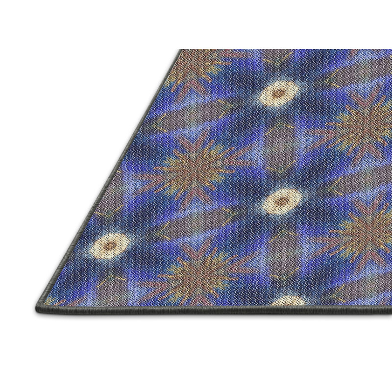 Tapis bleu, Rectangle 5 pi x 7 pi