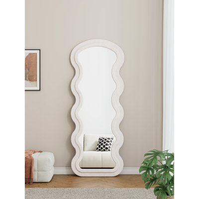 Miroir mural crème blanc