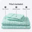 Ensemble de draps en microfibre Floral
