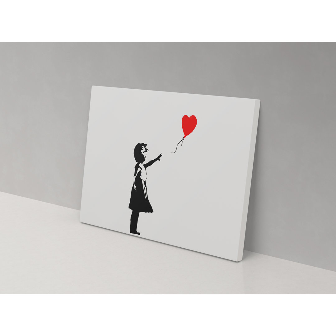 Balloon Girl Banksy - Wrapped Canvas Graphic Art
