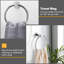 Ensemble de quincaillerie de salle de bain, accessoires de salle de bain, acier inoxydable, fixation murale, 10 pièces-106411953