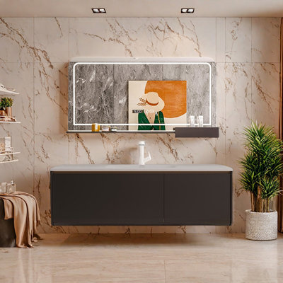 Light luxury style bathroom cabinet