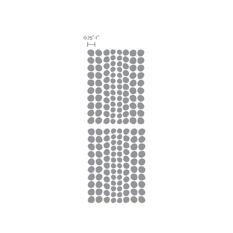 Adaisha Dots 176 - Piece Wall Decal, Warm Gray