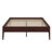 Modern Wooden Platform Bed Frame featuring Wood Slats & Metal Support, Easy Assembly-973815411