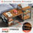 Table basse de salon, ensemble de 2 tables basses avec table de bout, petite table basse industrielle avec table d'appoint, bureau en bois