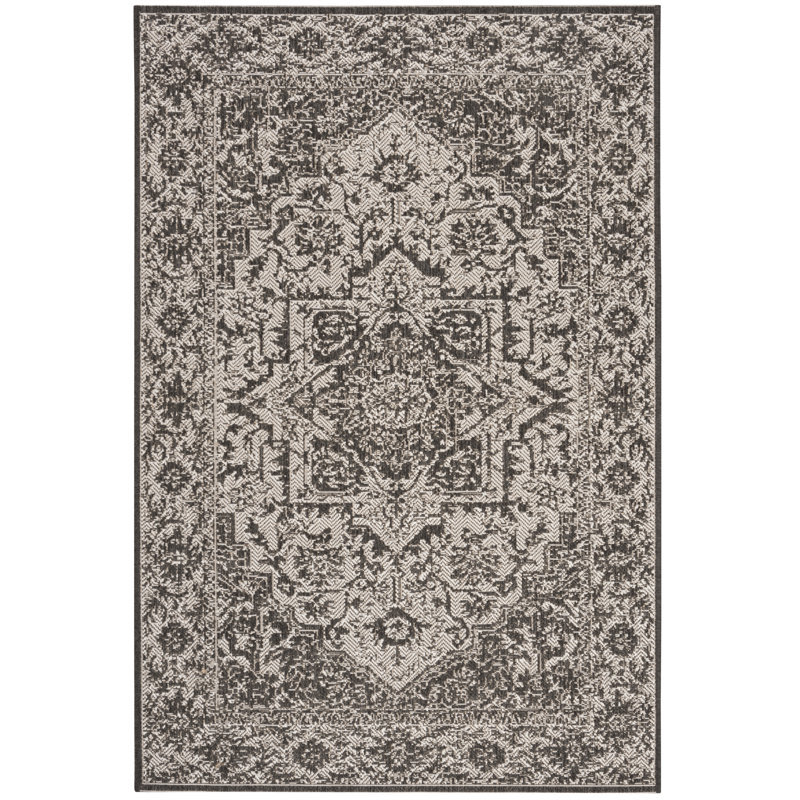 Adler Performance Oriental Indoor/Outdoor Area Rug, Rectangle 2'2" x 4'