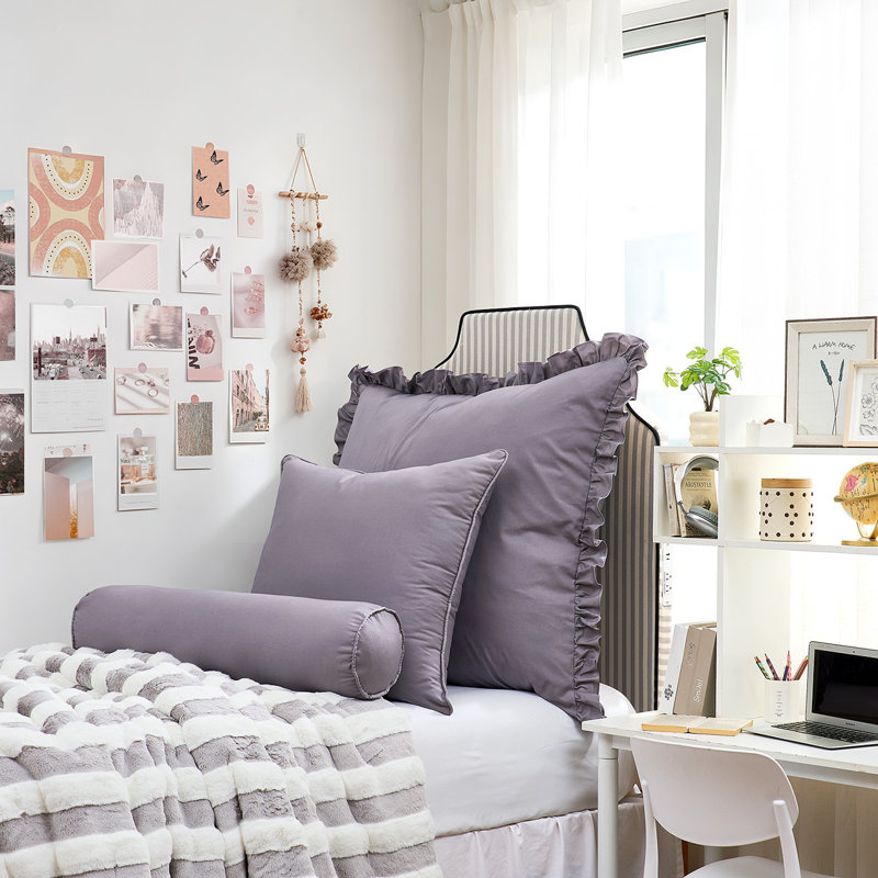 Coussin en coton Rainha, Grey