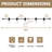 98ft Outdoor String Lights With 50+1 G40 Led Bulbs, Shatterproof Waterproof Connectable Plug-in Globe Lights For Backyard Patio Garden-125130463