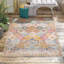 Sterne Machine Woven Beige/Blue/Orange/Pink/Teal/Yellow Indoor Rug-1578129424