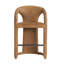 Archie Distressed Leather Stool-113267901
