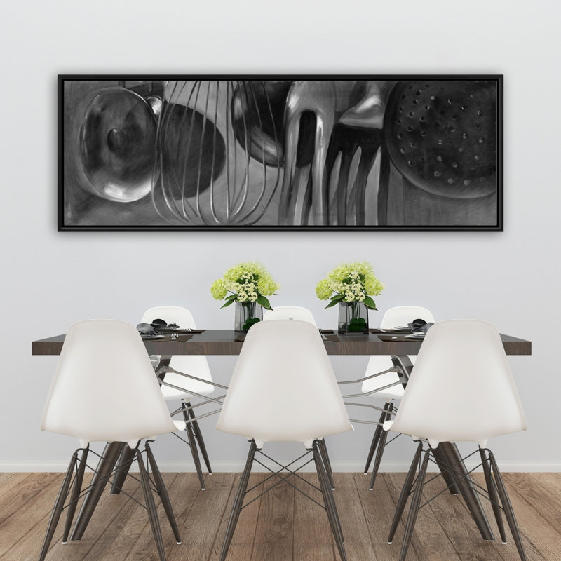 «Kitchen Tools» sur toile, H 48 po x l 16 po